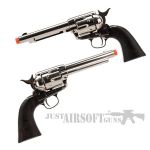 LEGENDS SMOKE WAGON 6 MM AIRSOFT PISTOL REVOLVER NICKEL 3