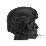 MICH2000 PRO TACTICAL HELMET BLACK 2