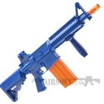 REKT OPFOUR CO2 POWERED BLUE FOAM DART RIFLE WITH 12 ROUND MAGAZINE 2