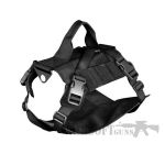 TACTICAL MESH DOG VEST BLACK WOSPORT