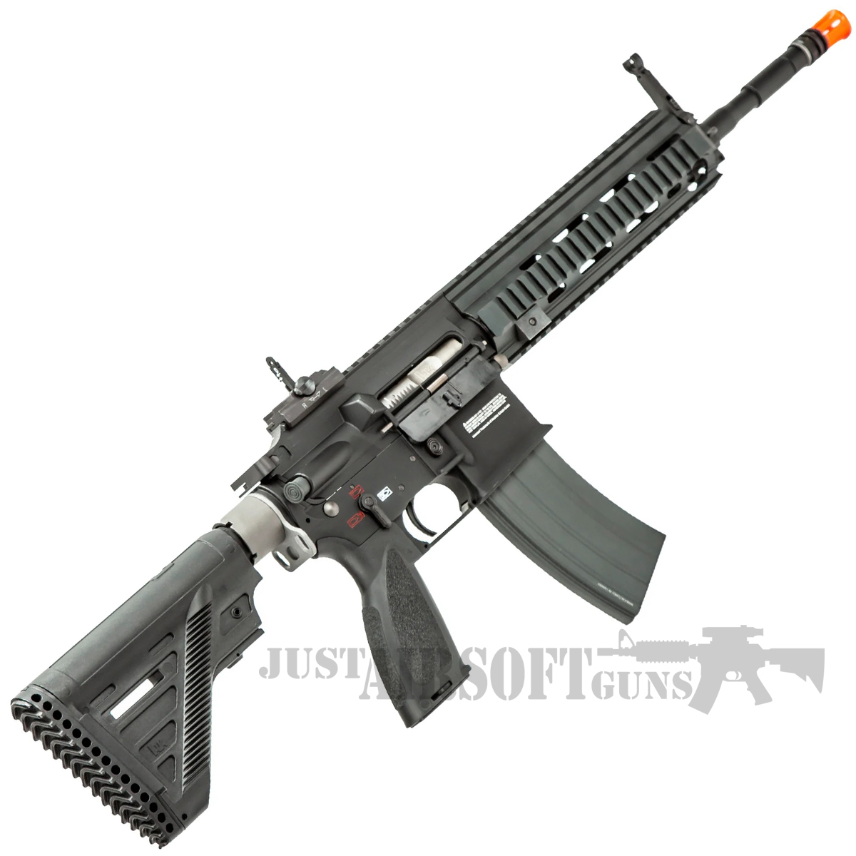 KWA Airsoft HK 416 416D GBBR Gas Blowback Rifle with one Magazine - No AFG  Grip