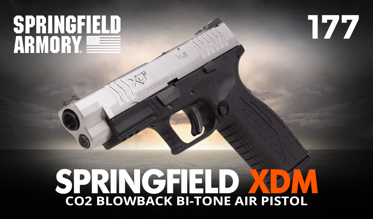 Springfield Armory XDM 4 5 177 CO2 Blowback Bi tone usa