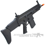 Cybergun FN Herstal Licensed Full Metal SCAR Heavy Airsoft AEG Rifle by VFC CQC black 4