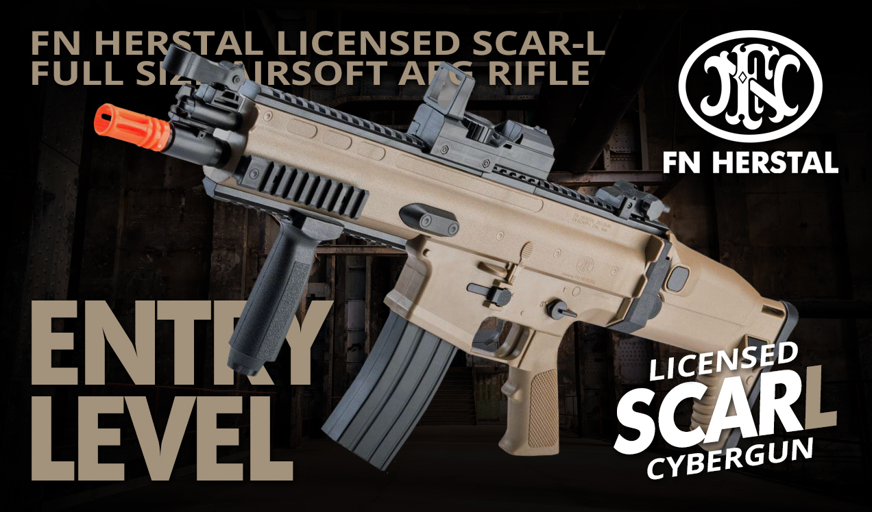 FN Herstal Licensed SCAR L Full Size Entry Level Airsoft AEG Rifle