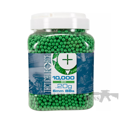 TACTICAL FORCE BIO BB 20G 10000 COUNT GREEN