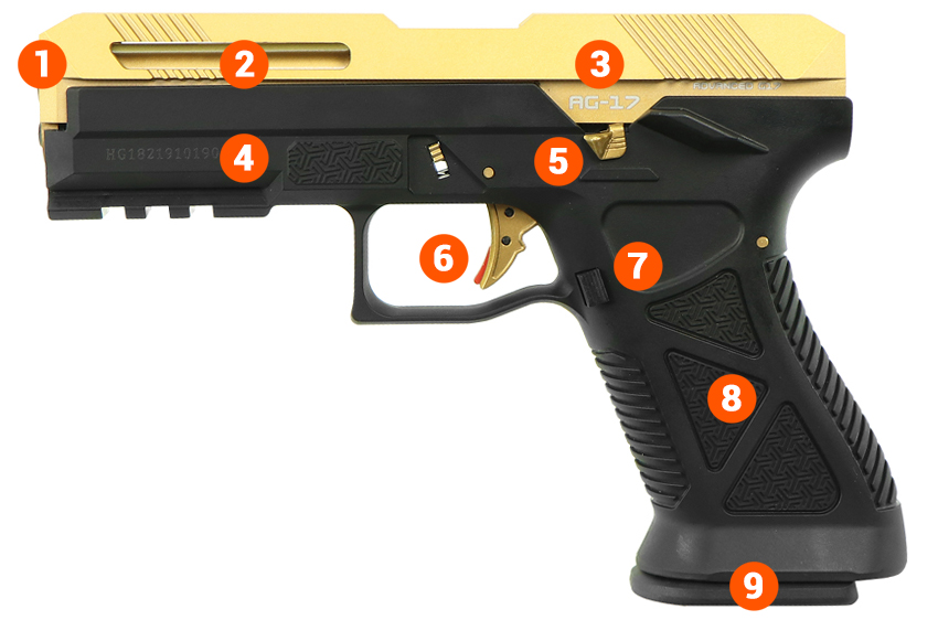 HG182gold pistol info