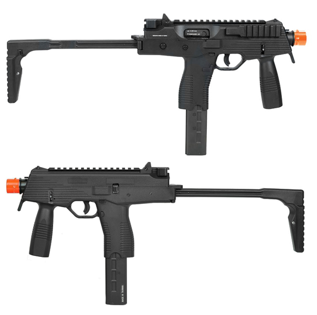 KWA Airsoft KMP9 Black Gas Blowback Airsoft Gun 001