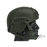 MICH2000 Pro Tactical Helmet Green 2