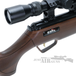 TX01 Break Barrel Spring Air Rifle with Wood Stock 8 jpg