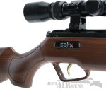 TX01 Break Barrel Spring Air Rifle with Wood Stock 9 jpg