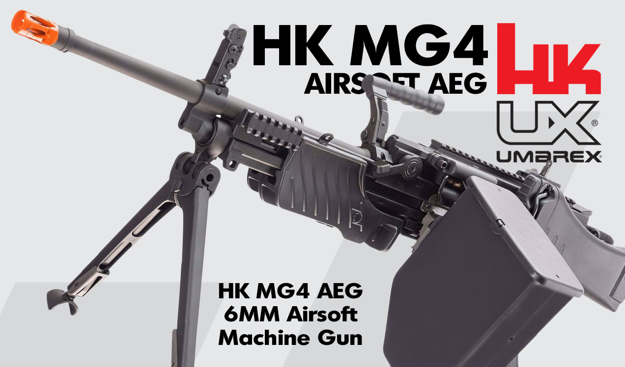 HK MG4 AEG Airsoft Machine Gun B2