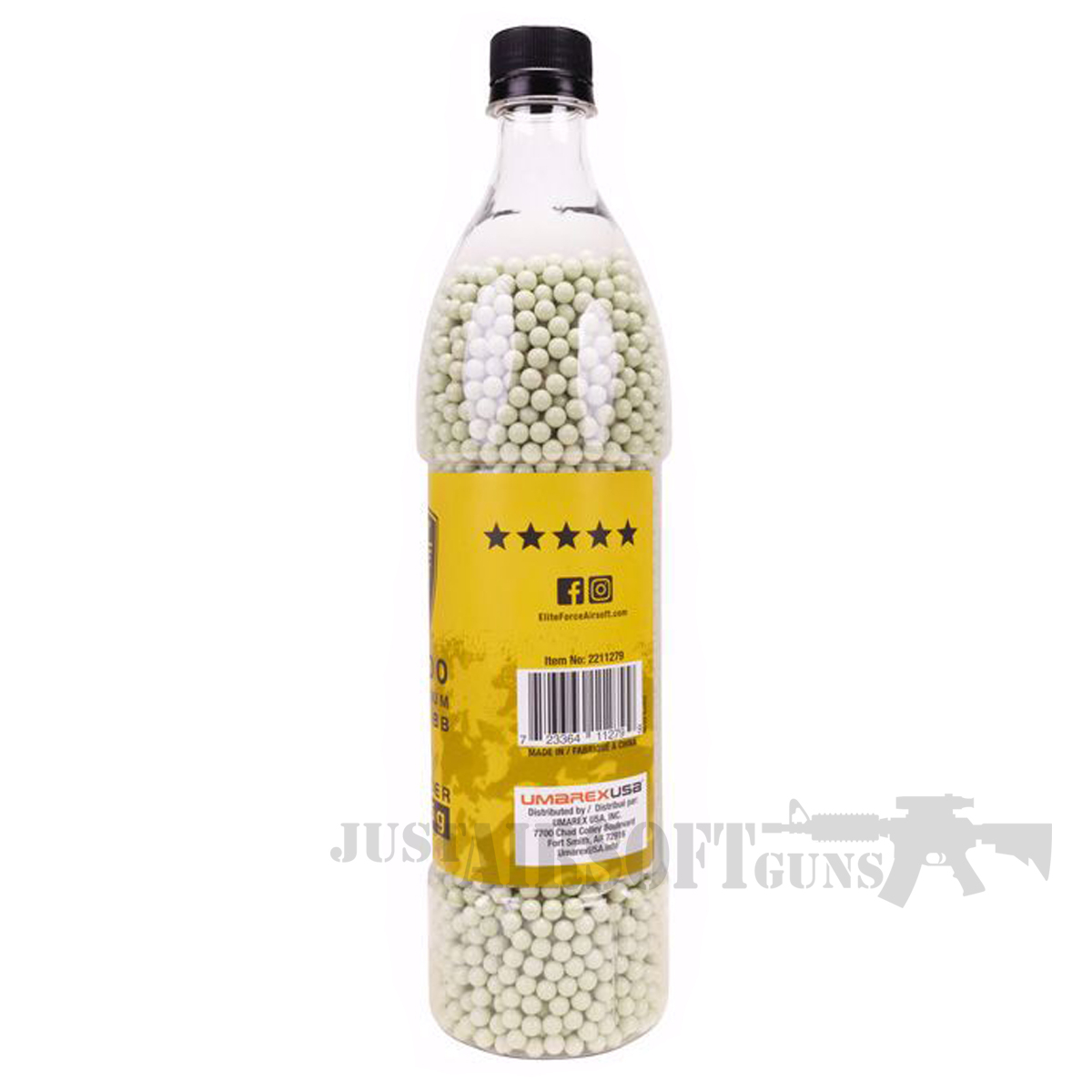 Elite Force Premium 25 gram 5000 Count Light Green Tracer BBs 3