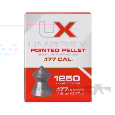 Umarex Pointed Air Gun Pellets .177 Cal - 1250 Count