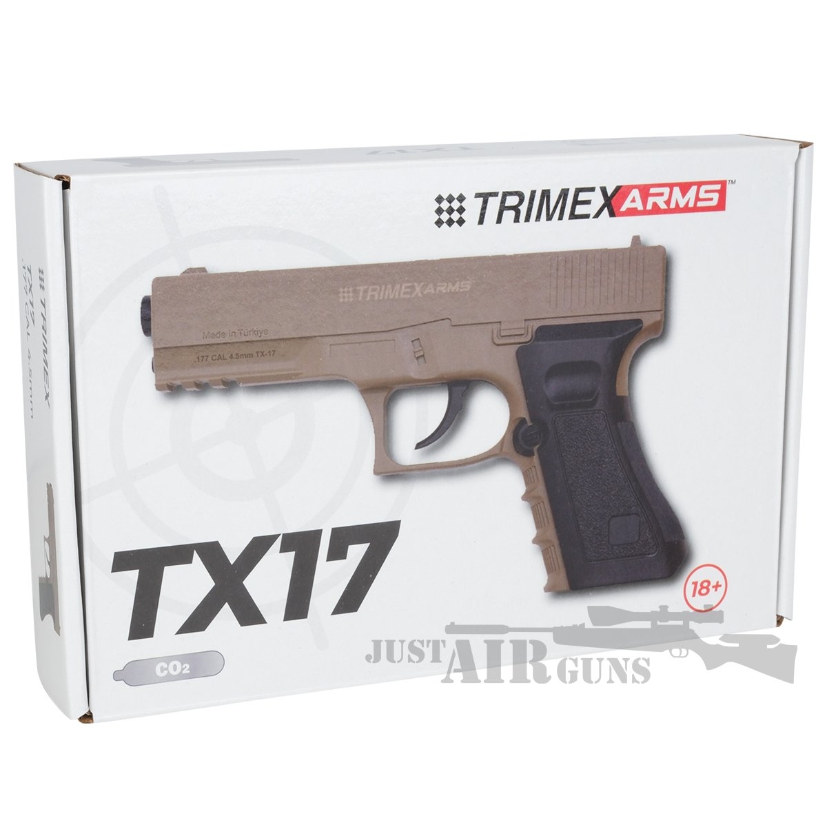 TX17 Co2 NBB Air Pistol Tan 8 jpg