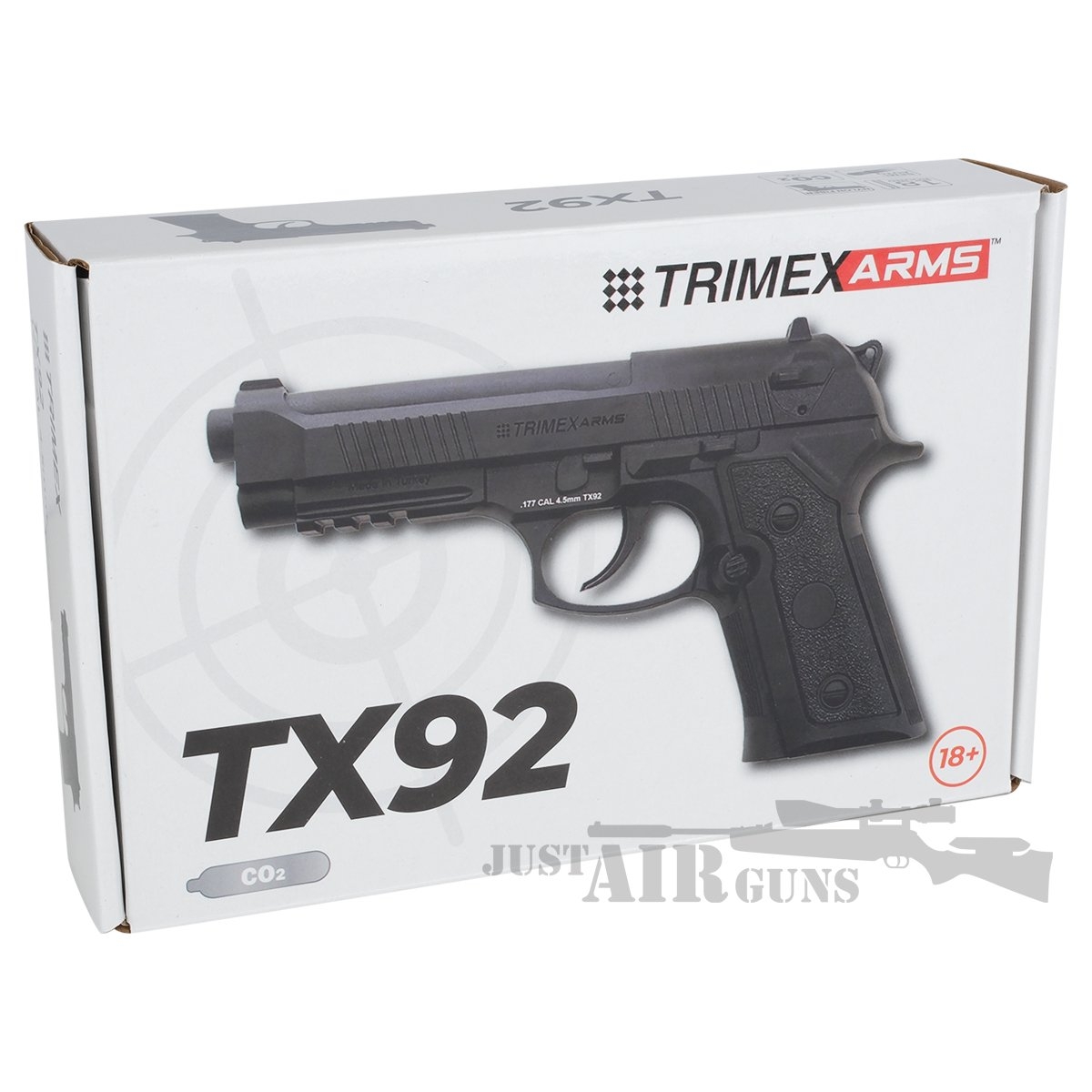 TX92 Co2 NBB Air Pistol Black 1 jpg