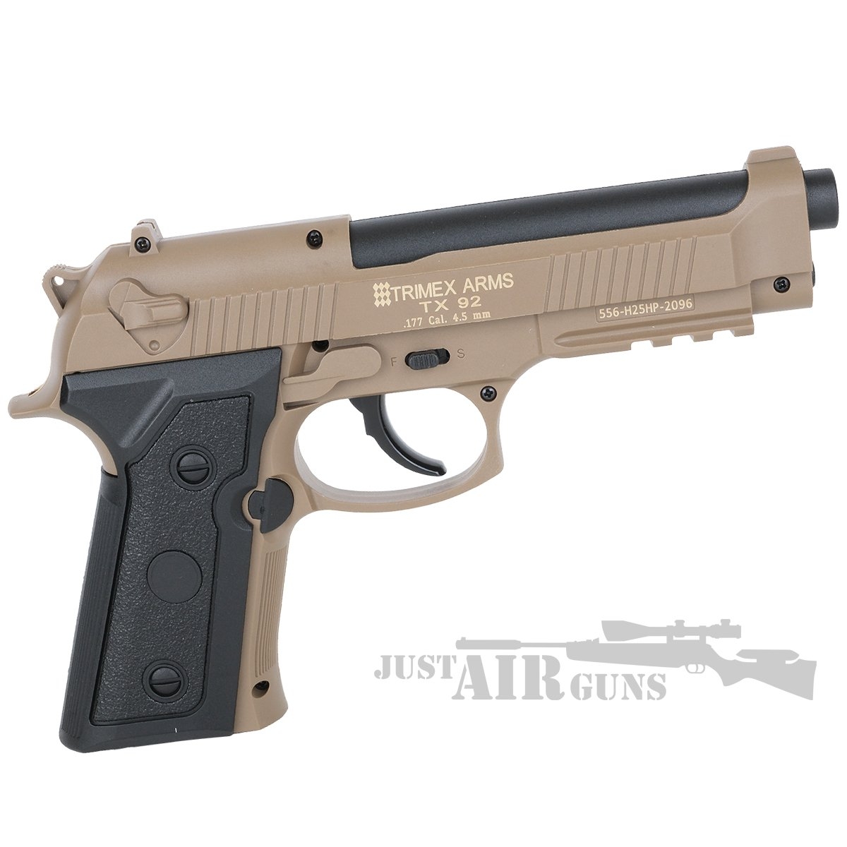 TX92 Co2 NBB Air Pistol Tan 2 jpg