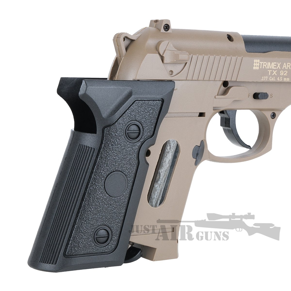 TX92 Co2 NBB Air Pistol Tan 8 jpg
