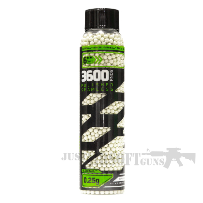 Hostile Glowball Tracer .25g BBs - 3600ct - Green