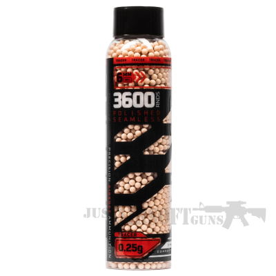 Hostile Glowball Tracer .25g BBs - 3600ct - Red