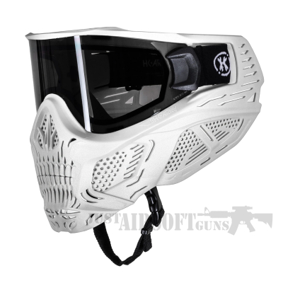 HKARMY HSTL Skull Goggle Ghost - White W/Smoke Lens