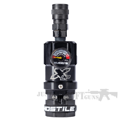 HKARMY Hostile XLP Regulator Top Port Quick-Disconnect Black